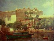 Raja Ravi Varma Udaipur Palace oil painting